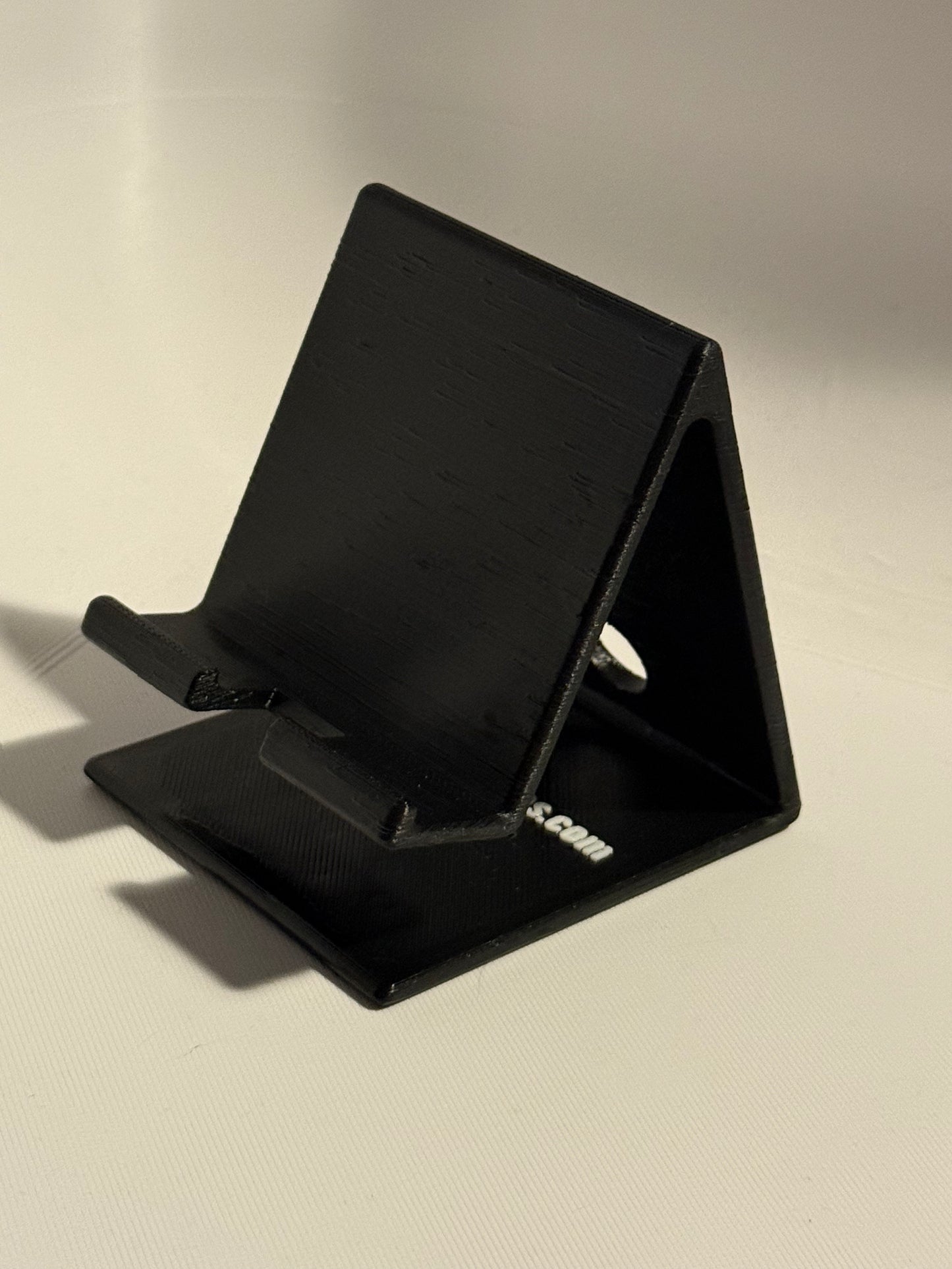 Custom 3D-Printed Phone Stand – Personalized Tech Organizer with Charger Slot | Multiple Color Options