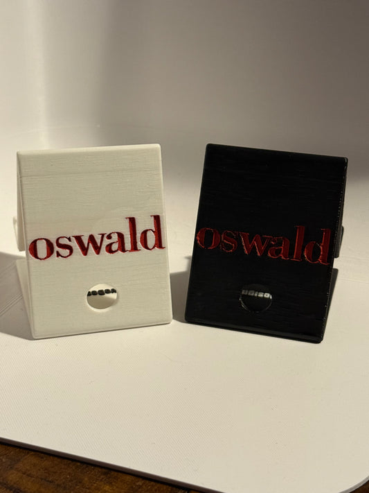 Custom 3D-Printed Phone Stand – Personalized Tech Organizer with Charger Slot | Multiple Color Options